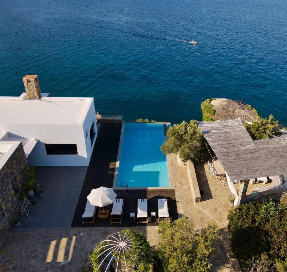 Villa Aiolos: Above The Sea, Within Agios Nikolaos Kültér fotó
