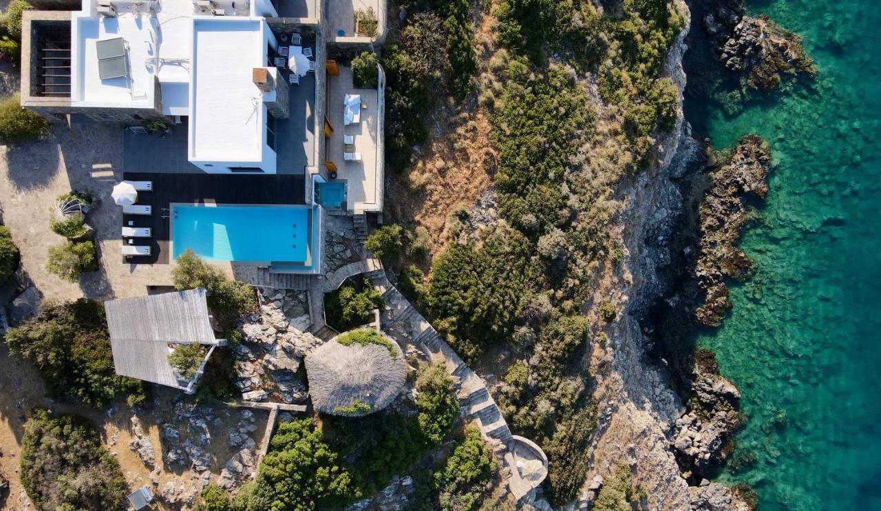 Villa Aiolos: Above The Sea, Within Agios Nikolaos Kültér fotó