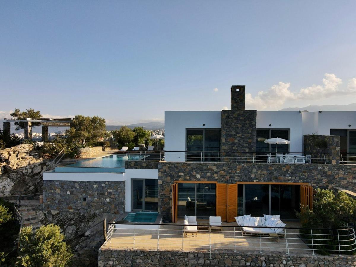 Villa Aiolos: Above The Sea, Within Agios Nikolaos Kültér fotó