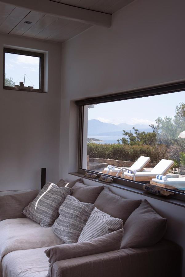 Villa Aiolos: Above The Sea, Within Agios Nikolaos Kültér fotó