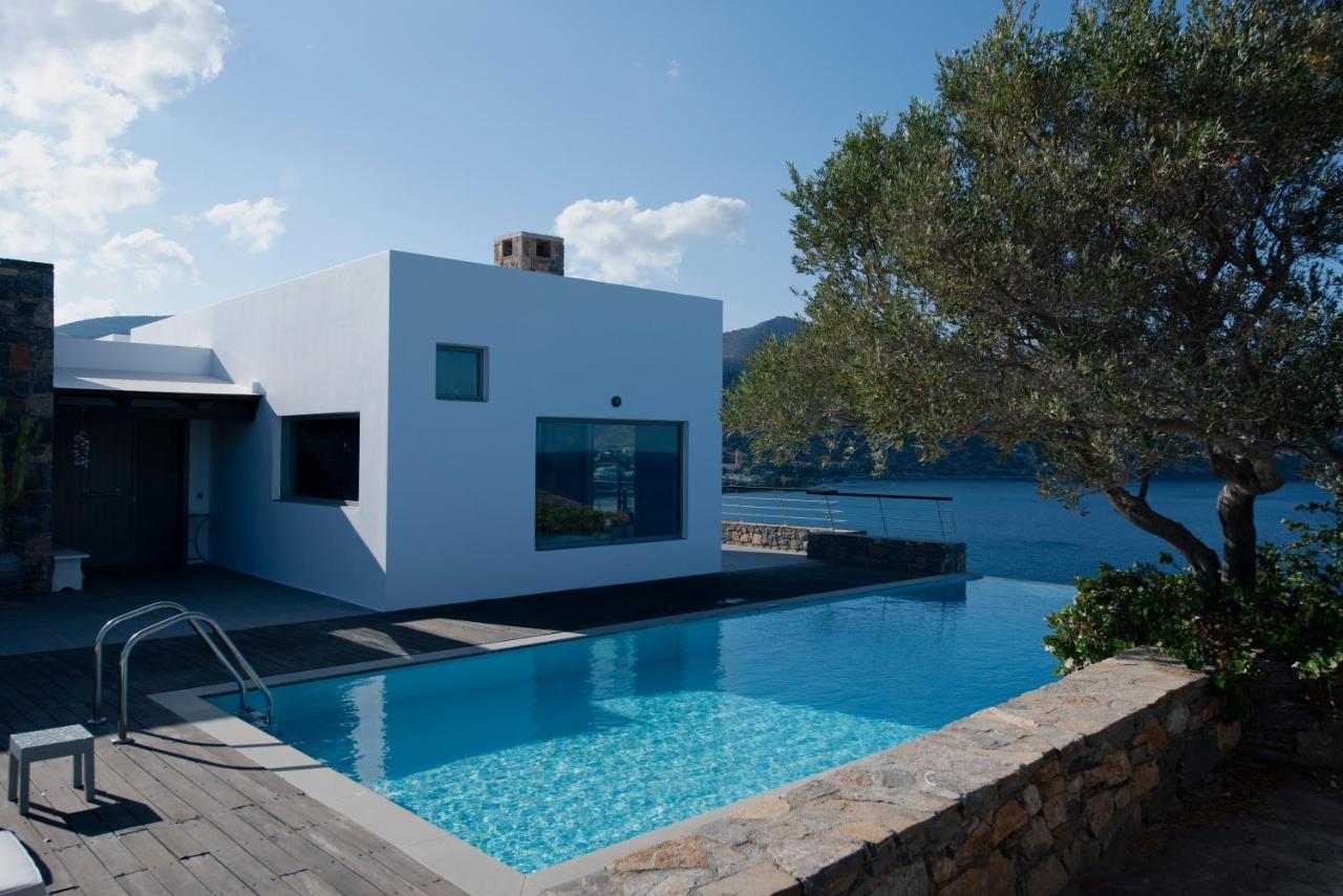 Villa Aiolos: Above The Sea, Within Agios Nikolaos Kültér fotó